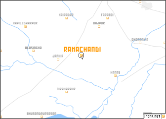 map of Rāmachandi