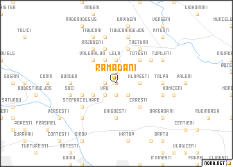 map of Ramadani