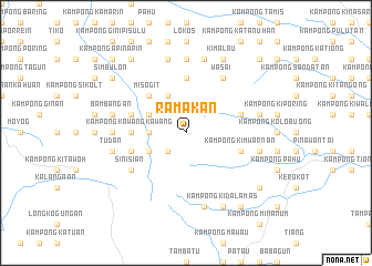 map of Ramakan