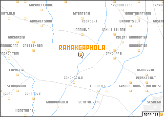 map of Ramakgaphola