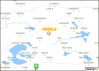 map of Rämälä