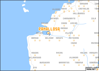 map of Ramallosa