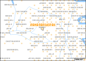 map of Rāmānander Āk