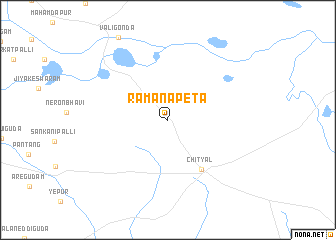 map of Rāmanapeta
