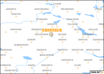 map of Ramanava