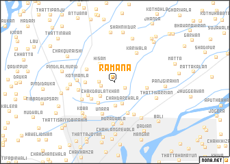 map of Ramāna