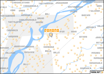 map of Ramāna