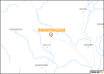 map of Rāmannaguda