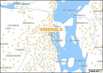 map of Ramanwāla