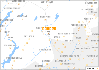 map of Ramapo