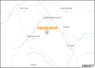 map of Rāmāpuram