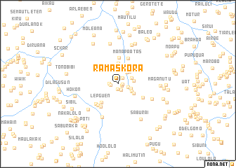 map of Ramaskora