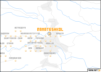 map of Ramat Eshkol