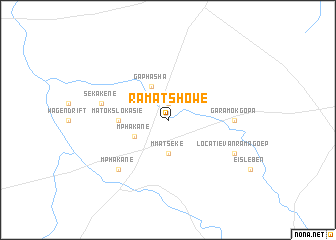 map of Ramatshowe