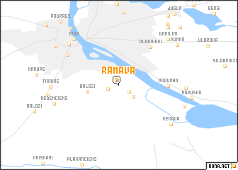 map of Rāmava