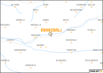 map of Ramazanlı