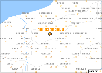 map of Ramazanoğlu