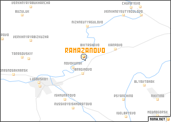 map of Ramazanovo