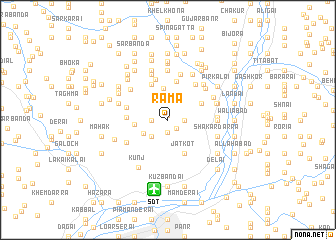 map of Rāma