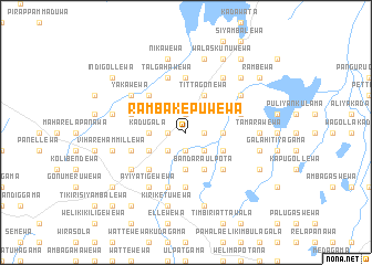map of Rambakepuwewa