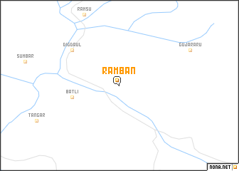 map of Rāmban