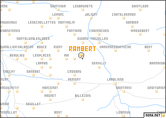 map of Rambert