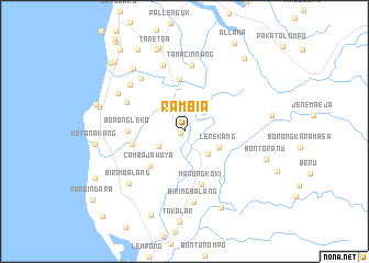 map of Rambia