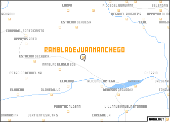 map of Rambla de Juan Manchego