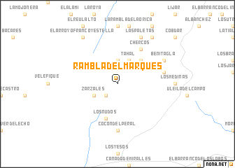 map of Rambla del Marqués