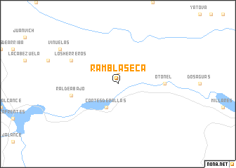 map of Rambla Seca
