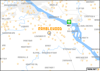 map of Ramblewood