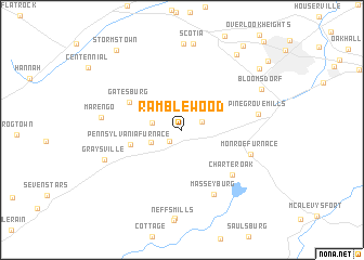 map of Ramblewood