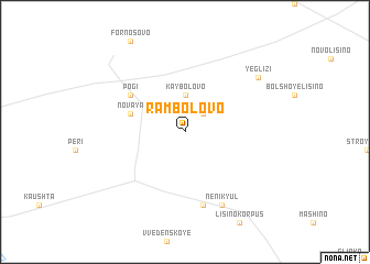 map of Rambolovo