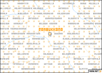 map of Rambukkana