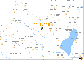 map of Rambunan