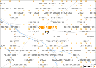 map of Rambures