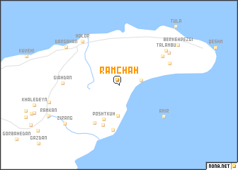 map of Ramchāh