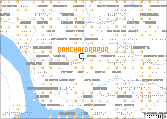map of Rāmchandrapur