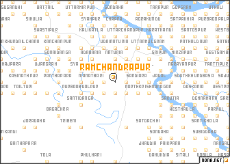 map of Rāmchandrapur