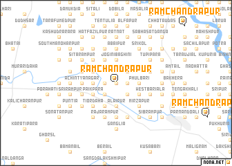 map of Rāmchandrapur