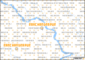 map of Rāmchandrapur