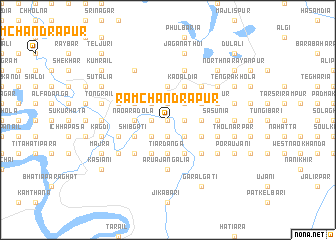 map of Rāmchandrapur