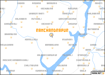 map of Rāmchandrapur