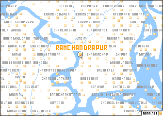 map of Rāmchandrapur