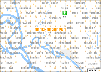 map of Rāmchandrapur
