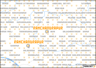 map of Rāmchandrapur