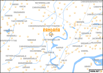 map of Ramdāna