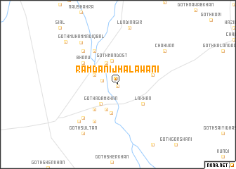 map of Ramdāni Jhalawāni