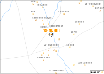 map of Ramdāni