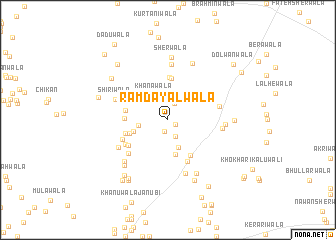 map of Ramdayālwāla